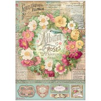 Рисовая бумага Stamperia, "ROSE PARFUM ALBUM DE ROSES", А4 