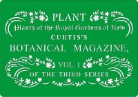 Трафарет на клеевой основе многоразовый "Botanical magazine", 14 х 20 см.      
