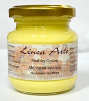 Краска на меловой основе "Shabby Colore", цвет - "лимонно-желтый"