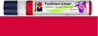 Контур Marabu Fashion-Liner по впитывающим поверхностям, цвет - красный  