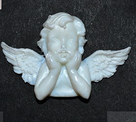 Декоративный пластиковый элемент "Задумчивый ангел"    