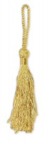 Кисточка декоративная, высота - 8 см., цвет - золотой