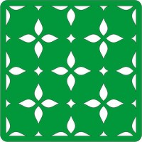 Трафарет на клеевой основе многоразовый "Плитка-79", 10 х10 см.     