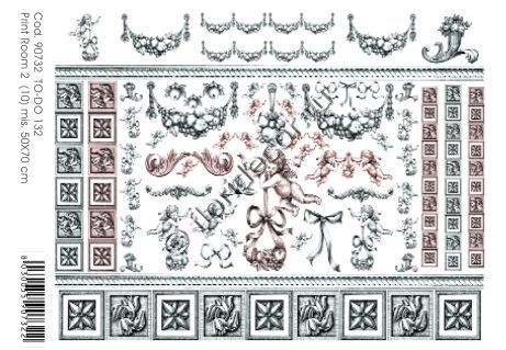 Декупажная карта. Плотность 60 гр/м.кв. Размер 50х70 см. 