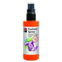 Краска-спрей Marabu по ткани и другим поверхностям  Fashion-Spray , цвет - оранжевый  
