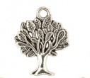 Декоративная подвеска "Дерево", цвет - серебро