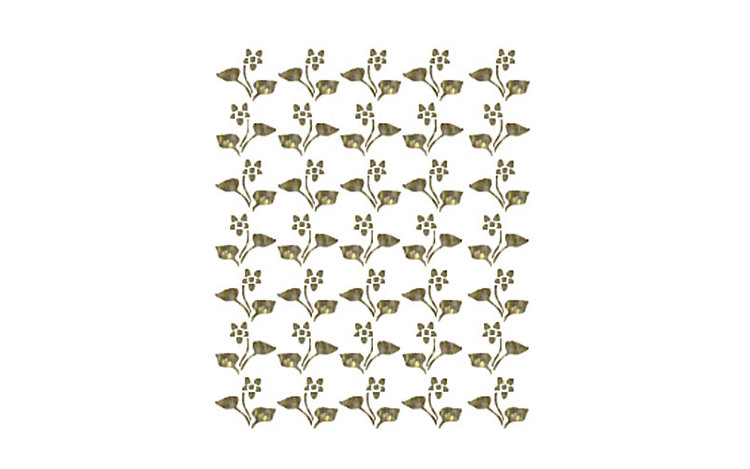 Трансфер  Cadence с глиттером по ткани  "Мелкие цветочки", размер 17 х 25 см.   