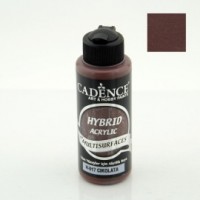 Краска  акриловая многоповерхностная гибридная  Cadence, цвет - шоколадный коричневый, 70 мл.   