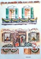Рисовая бумага Decor,  "Зимний дом" 