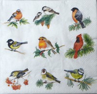 салфетка для декупажа, трехслойная, бумажная, 33х33 см., 1/4 