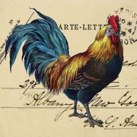 салфетка для декупажа, трехслойная, бумажная, 33х33 см., 1/4  