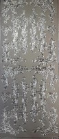 Объемные наклейки "Виноградная лоза", цвет - серебро (Нидерланды)    