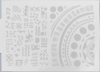 трафарет "Этно", 21 х 29,7 см.    