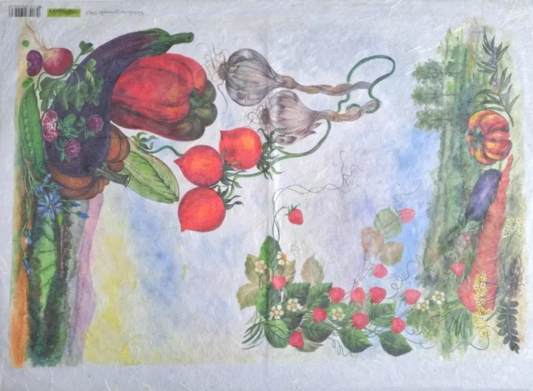 Рисовая бумага Renkalik, 20 гр/кв.м. Размер 30х50см.    
