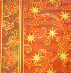 салфетка для декупажа, трехслойная, бумажная, 33х33 см., 1/4