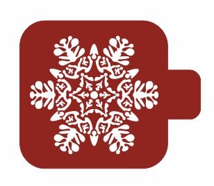 Трафарет - модуль Event Design, серия "Новый год", 9 х 9 см.