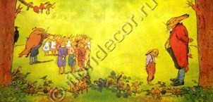 салфетка для декупажа, трехслойная, бумажная, 33 х 33 см., 1/2