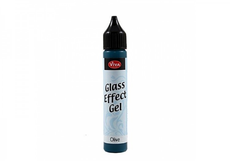 Гель Viva Decor  с эффектом стекла Viva-Glaseffekt-Gel, цвет "Оливковый"