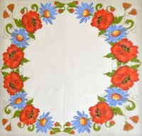 салфетка для декупажа, трехслойная, бумажная, 33х33 см., 1/1