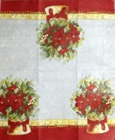 салфетка для декупажа  трехслойная, бумажная, 33х42 см., 1/2 (США)
