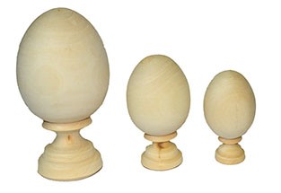 Яйцо деревянное на ножке среднее\ Акция "Пасхальная распродажа" с 20 по 26 апреля. Накопительные скидки не распространяются! 