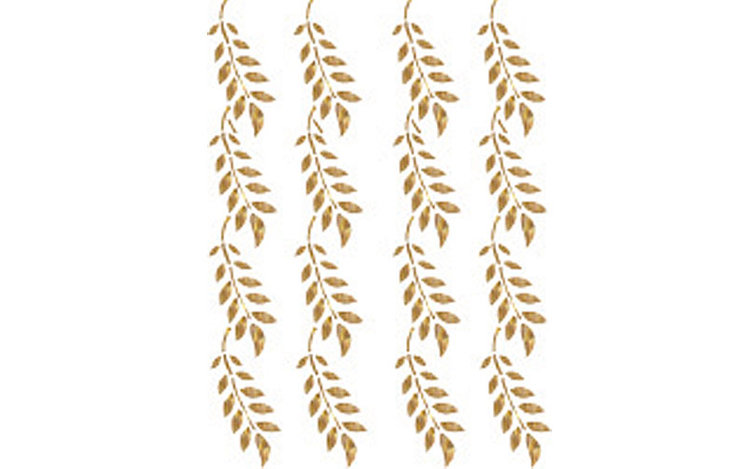 Трансфер  Cadence с глиттером по ткани  "Золотые ветви", размер 17 х 25 см.    