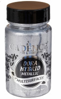 Краска металлик  акриловая многоповерхностная гибридная Dora  Cadence, 90 мл., цвет - серебро 