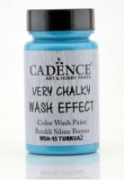 Меловая винтажная краска  Very Chalky Wash Effect, цвет - "Бирюзовый", 90 мл. 