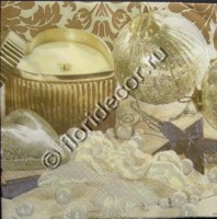 салфетка для декупажа, трехслойная, бумажная, 33х33 см., 1/4