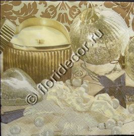 салфетка для декупажа, трехслойная, бумажная, 33х33 см., 1/4