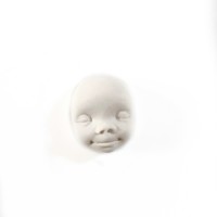 Силиконовый молд "Ребенок улыбается (лицо) для изготовления куклы, ватной игрушки"            