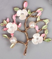 Металлический декор  "Цветочное дерево"