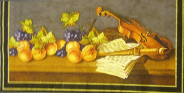 салфетка для декупажа, трехслойная, бумажная, 33х33 см., 1/2