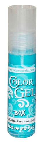 краска-контур Stamperia "Color gel" голубой