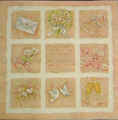 салфетка для декупажа, трехслойная, бумажная, 33 х 33 см., 1/4 (Голландия) 