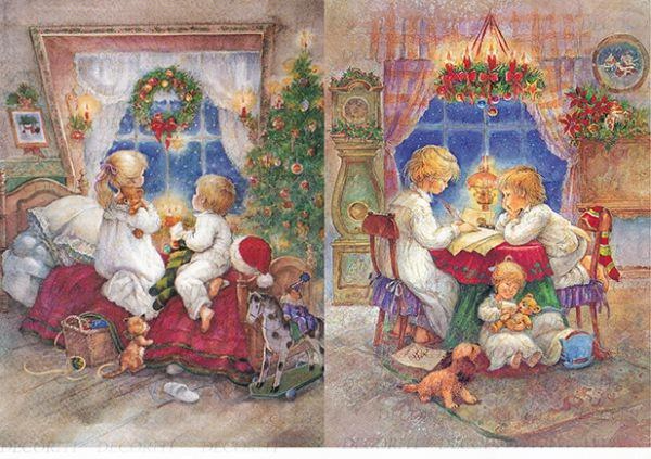 Рисовая бумага Decor,  "Ожидание праздника"    
