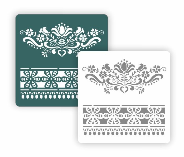 Трафарет Event Design "Орнамент  - модуль", 15 х 15 см.  