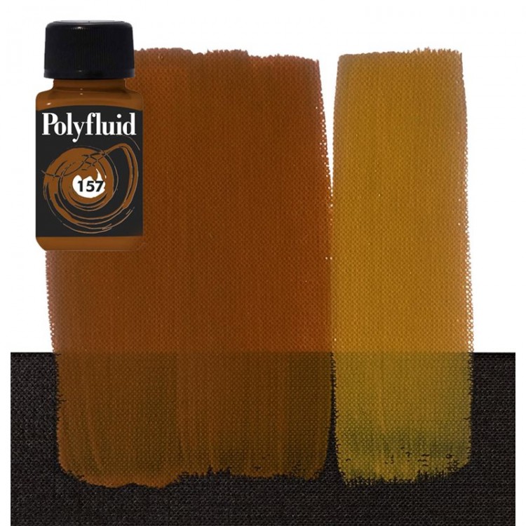 Краска акриловая Maimeri "PolyFluid",  цвет - сиена натуральная
