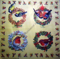 салфетка для декупажа, трехслойная, бумажная, 33х33 см., 1/1