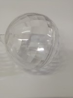 Фигурка из пластика, "шар с гранями" , диаметр - 8 см.       