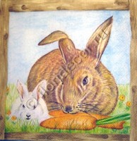 салфетка для декупажа, трехслойная, бумажная, 33х33 см., 1/4