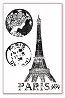 силиконовый штамп "Париж" 