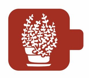 Трафарет - модуль Event Design, серия "Флора", 9 х 9 см.  