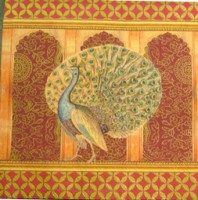 салфетка для декупажа, трехслойная, бумажная, 33х33 см., 1/4
