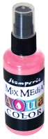 Краска - спрей "Aquacolor Spray "для техники "Mix Media", 60 мл., цвет - розовый