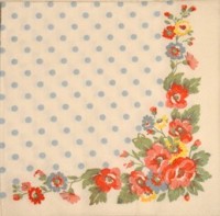 салфетка для декупажа, трехслойная, бумажная, 33х33 см., 1/4  