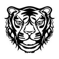Трафарет - маска Marabu "Тигр"