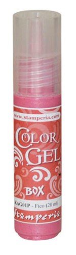 краска-контур Stamperia "Color gel", цвет - винная ягода