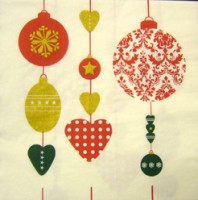 салфетка для декупажа, трехслойная, бумажная, 33х33 см., 1/4