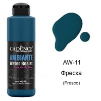 Водостойкая краска Cadence Ambiente Water Resist, цвет  - фреска, 250мл + катализатор 10гр.   